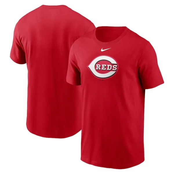 Cincinnati reds nike fuse logo t shirt Red