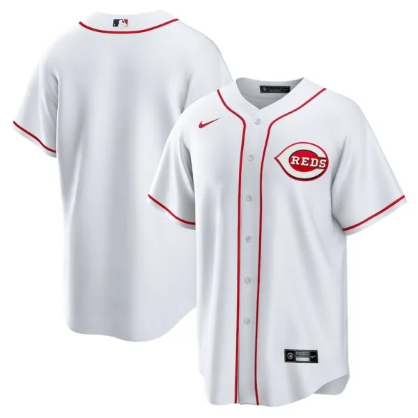 Cincinnati reds nike home replica team jersey White