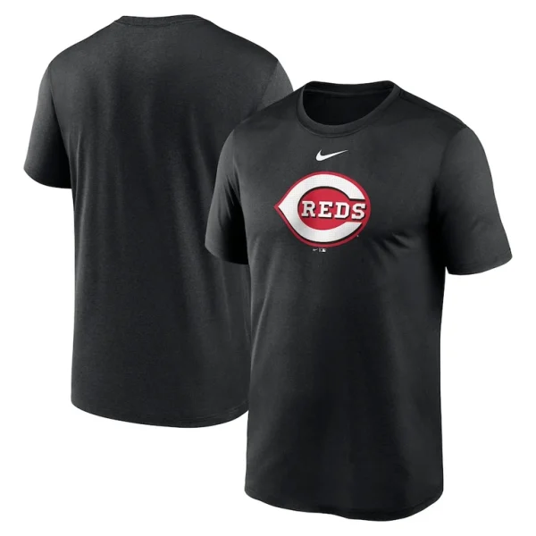 Cincinnati reds nike legend fuse large logo performance t shirt Black
