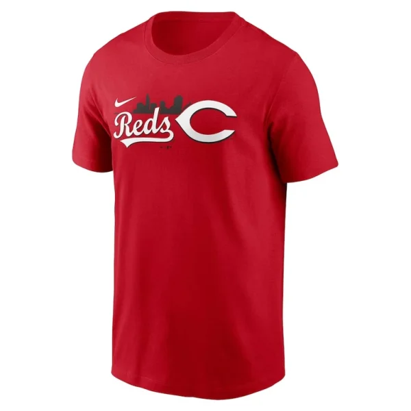Cincinnati reds nike local team skyline t shirt Red M