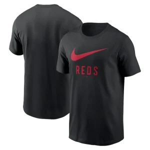 Cincinnati reds nike swoosh t shirt Black