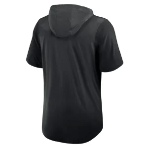 Cincinnati reds nike tri blend hoodie t shirt Black L