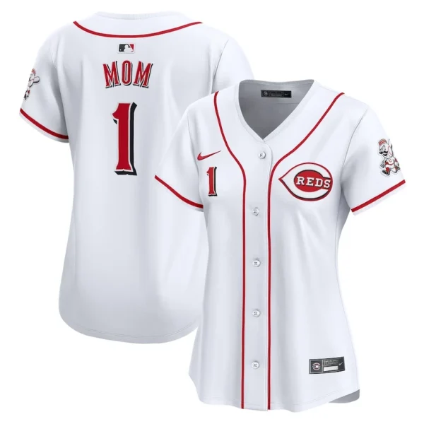 Cincinnati reds nike womens 1 mom home limited jersey White