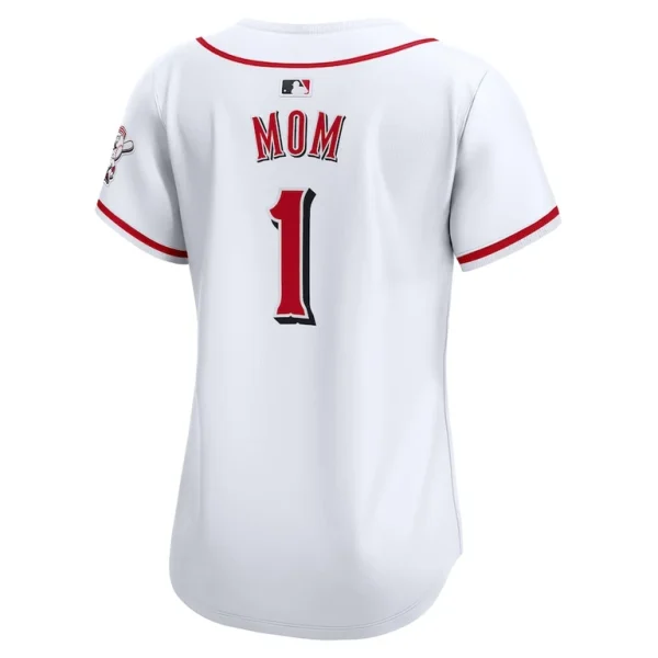 Cincinnati reds nike womens 1 mom home limited jersey White L