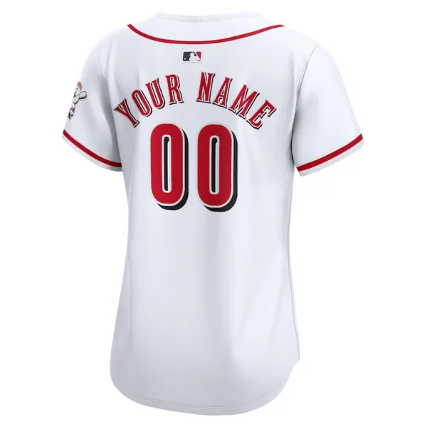Cincinnati reds nike womens home limited custom jersey White L