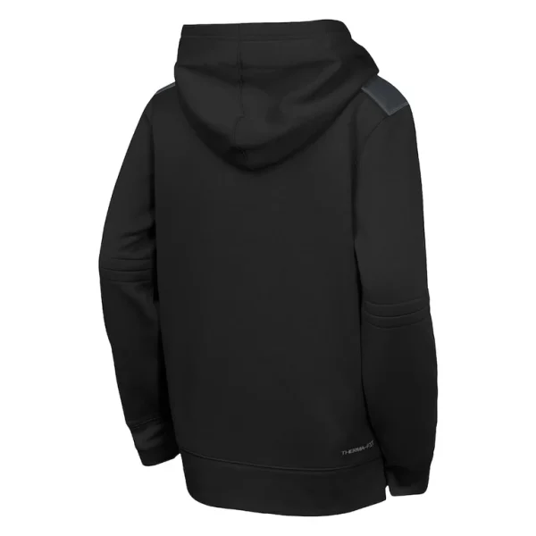 Cincinnati reds nike youth city connect authentic collection performance pullover hoodie Black Yth L