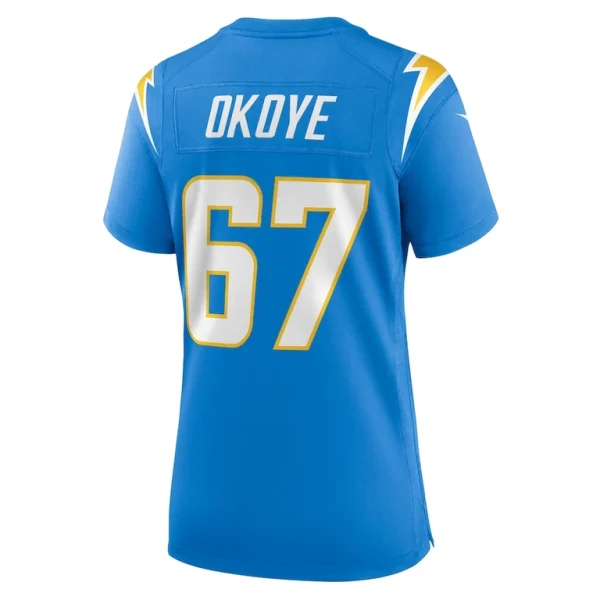 Cj okoye los angeles chargers nike womens team game jersey Powder blue L