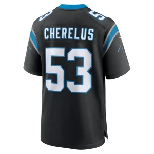 Claudin cherelus carolina panthers nike team game jersey Black L