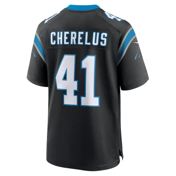 Claudin cherelus carolina panthers nike team game jersey Black L