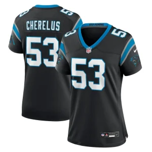 Claudin cherelus carolina panthers nike womens team game jersey Black