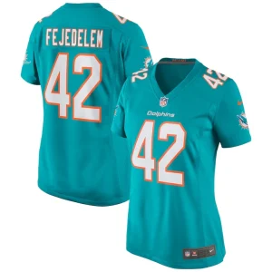 Clayton fejedelem miami dolphins nike womens game jersey Aqua