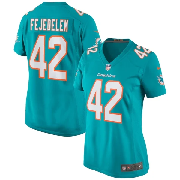 Clayton fejedelem miami dolphins nike womens game jersey Aqua