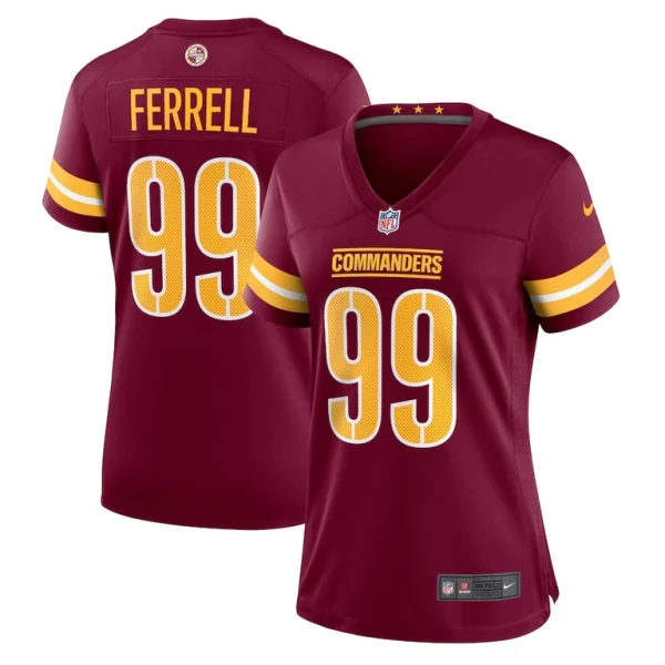 Clelin ferrell washington commanders nike womens game jersey Burgundy