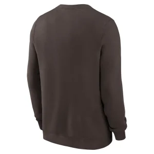 Cleveland browns nike club pullover sweatshirt Brown L