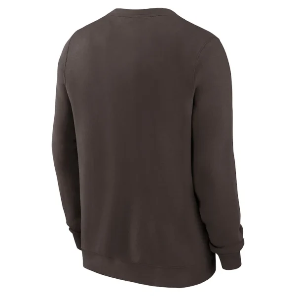Cleveland browns nike club pullover sweatshirt Brown L