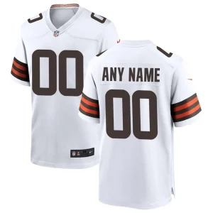 Cleveland browns nike custom game jersey White