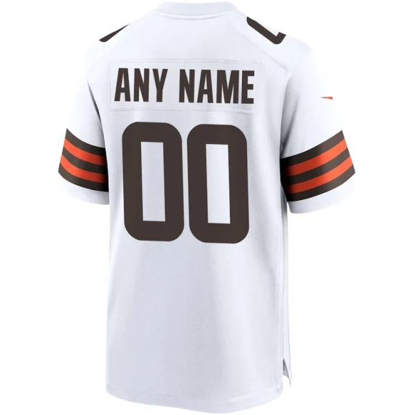 Cleveland browns nike custom game jersey White L