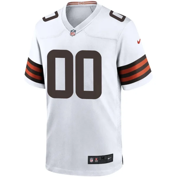 Cleveland browns nike custom game jersey White M