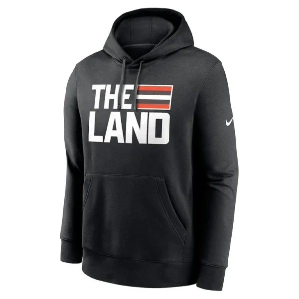 Cleveland browns nike local pack club fleece pullover hoodie Black M