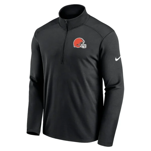 Cleveland browns nike pacer half zip top Black M
