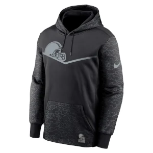 Cleveland browns nike rflctv chevron pullover hoodie Black L