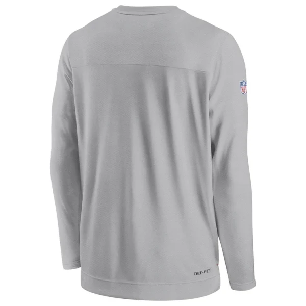 Cleveland browns nike sideline lockup performance pullover sweatshirt Gray L