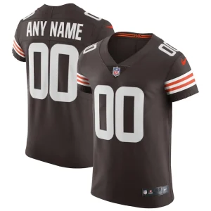 Cleveland browns nike vapor elite custom jersey Brown