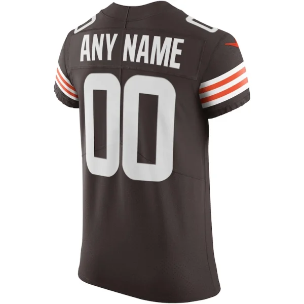 Cleveland browns nike vapor elite custom jersey Brown 48
