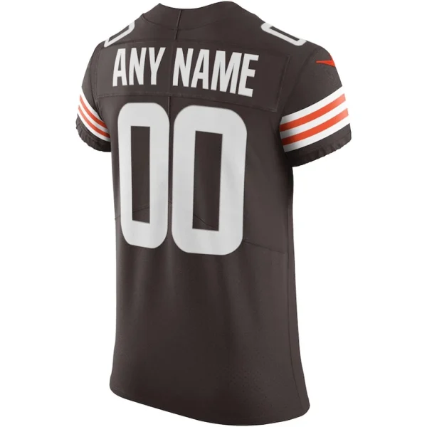 Cleveland browns nike vapor elite custom jersey Brown 48