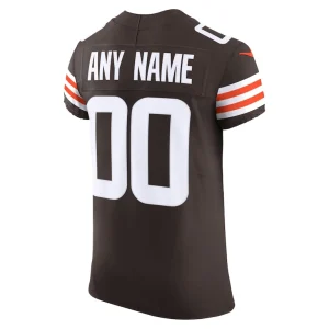 Cleveland browns nike vapor f.u.s.e. elite custom jersey Brown 48