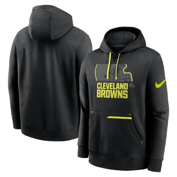 Cleveland browns nike volt pullover hoodie Black