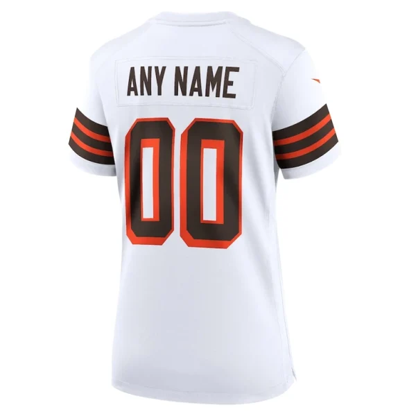 Cleveland browns nike womens 1946 collection alternate custom jersey White L