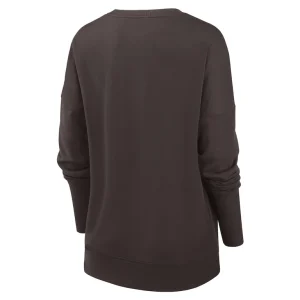 Cleveland browns nike womens rewind playback icon performance pullover sweatshirt Brown M