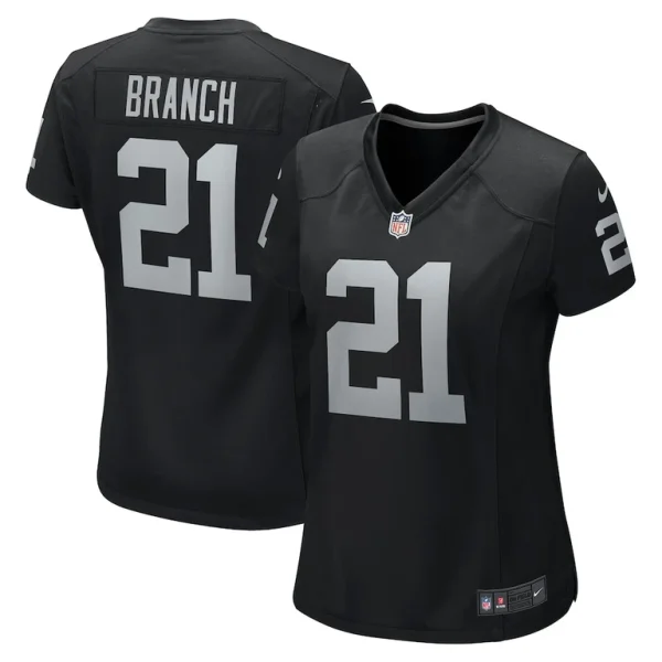 Cliff branch las vegas raiders nike womens retired player game jersey Black