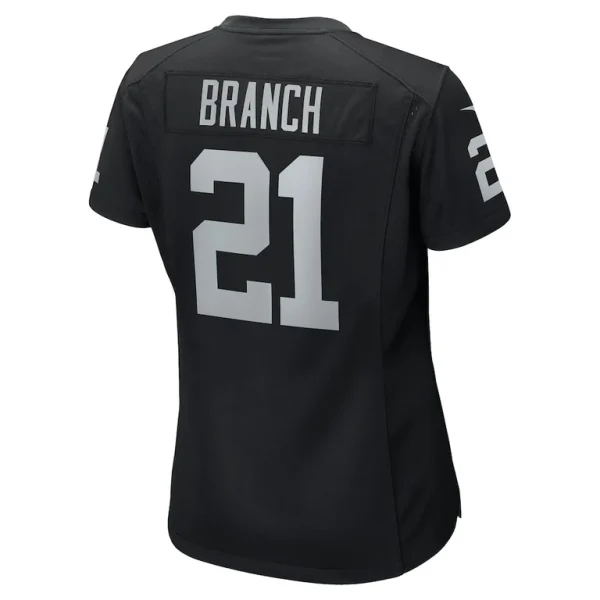 Cliff branch las vegas raiders nike womens retired player game jersey Black L