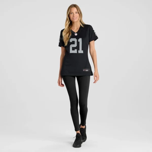 Cliff branch las vegas raiders nike womens retired player game jersey Black XL