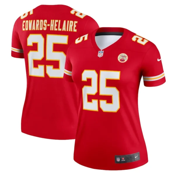 Clyde edwards helaire kansas city chiefs nike womens legend player performance top Red