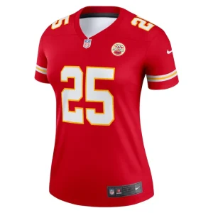 Clyde edwards helaire kansas city chiefs nike womens legend player performance top Red M