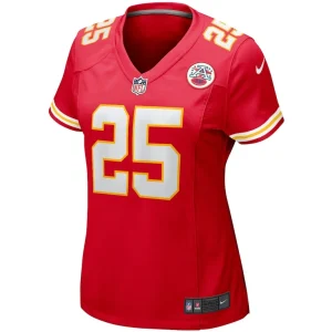Clyde edwards helaire kansas city chiefs nike womens player jersey Red M
