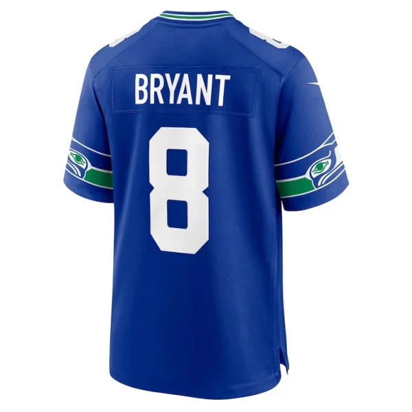 Coby bryant seattle seahawks nike throwback player game jersey Royal L