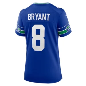 Coby bryant seattle seahawks nike womens throwback player game jersey Royal L