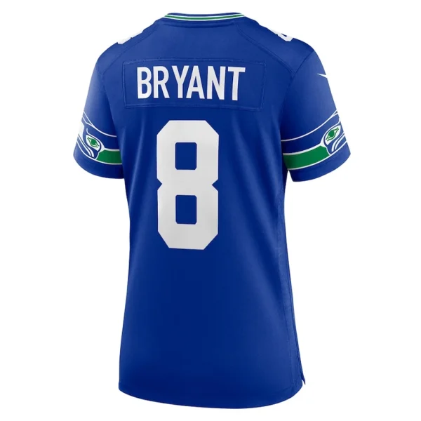 Coby bryant seattle seahawks nike womens throwback player game jersey Royal L