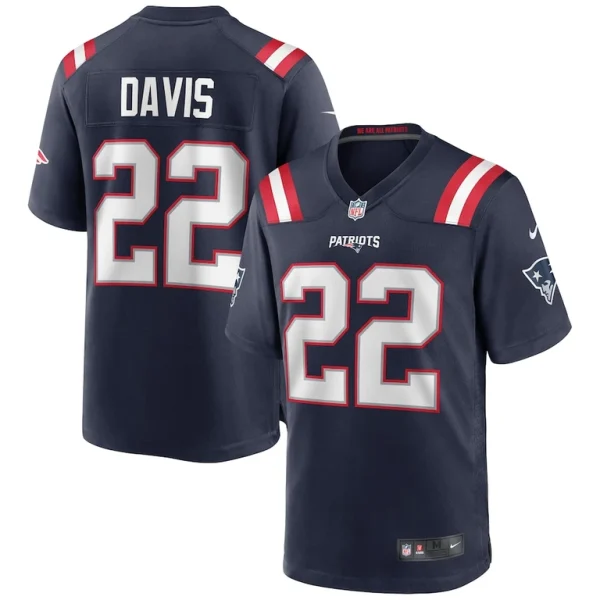 Cody davis new england patriots nike game jersey Navy