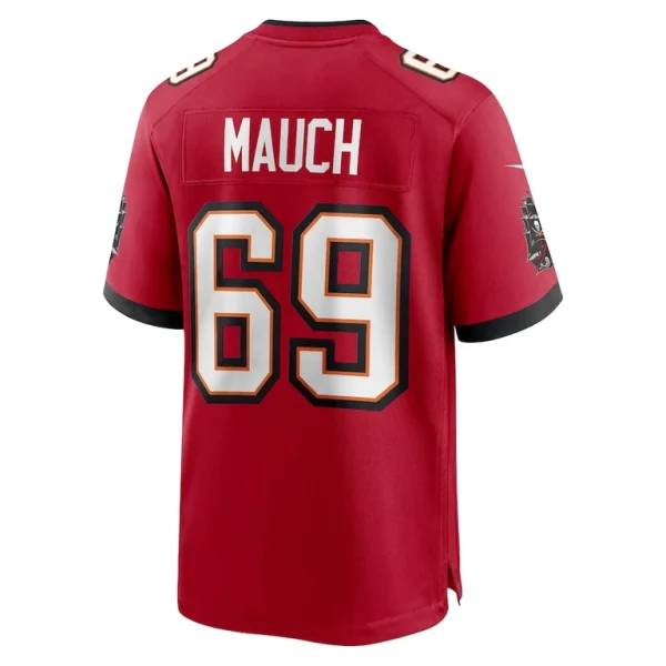 Cody mauch tampa bay buccaneers nike game jersey Red L