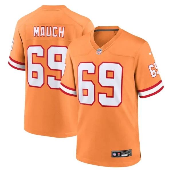 Cody mauch tampa bay buccaneers nike throwback game jersey Orange