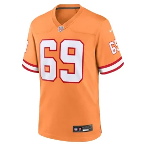 Cody mauch tampa bay buccaneers nike throwback game jersey Orange M