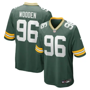 Colby wooden green bay packers nike game jersey Green
