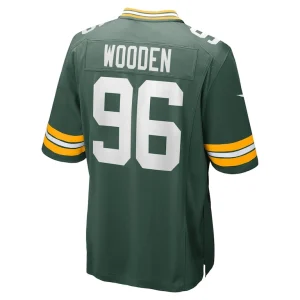 Colby wooden green bay packers nike game jersey Green L