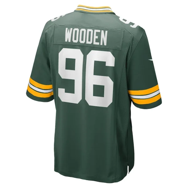 Colby wooden green bay packers nike game jersey Green L