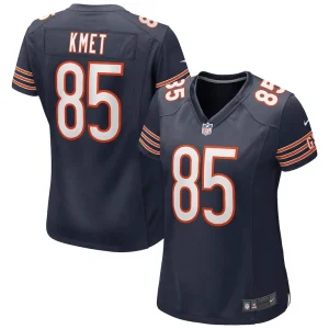 Cole kmet chicago bears nike womens game jersey Navy